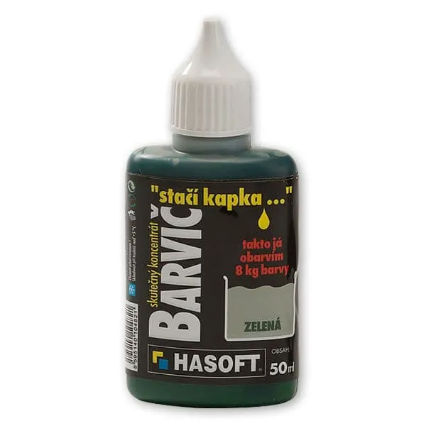HASOFT BARVIČ zelený 50 ml